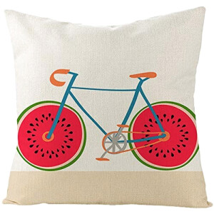 Coussin Pastèque style 40x40 cm