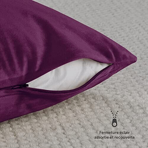 Coussin violet aubergine - 40x40 cm variant 0 