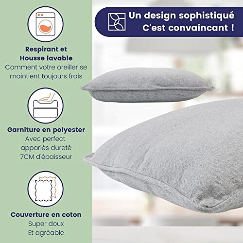 Coussin gris / * / lot de 7 cm variant 0 