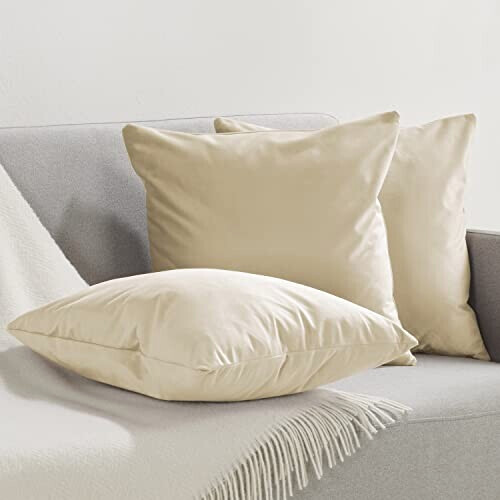 Coussin beige sand - 40x40 cm