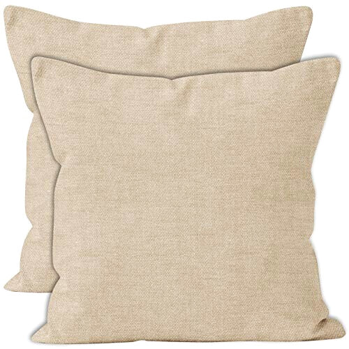 Coussin beige naturel 40x40 cm