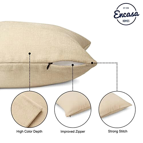 Coussin beige naturel 40x40 cm variant 1 